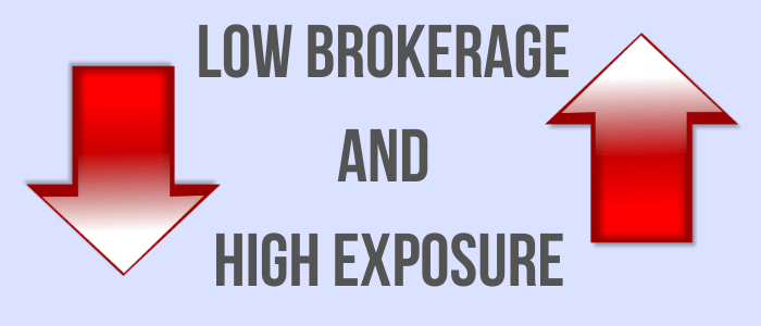 low brokerage and high exposure stock broker
