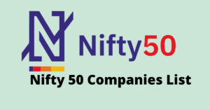 Nifty 50 Companies List 2022