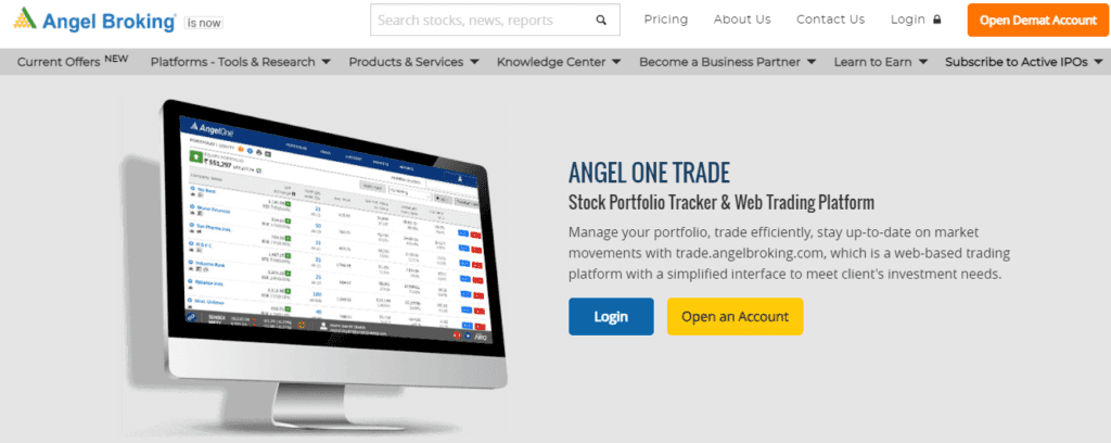 Angel Broking Trading Platforms