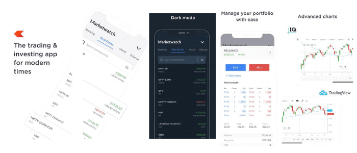Zerodha Kite Mobile Trading App 