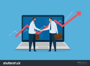 stock-vector-two-financial-broker-made-deal-laptop-with-growth-charts-stock-market-exchange-concept-vector-1489747676-transformed | TheShareBrookers